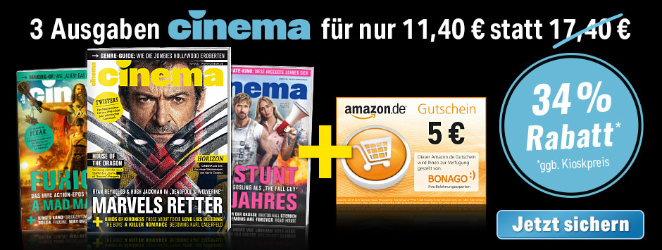 CINEMA - Probeabo 5€ Amazon Gutschein