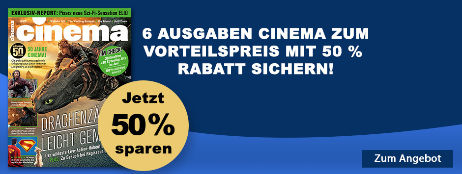 CINEMA - Spare 50 Prozent beim Halbjahres-Abo