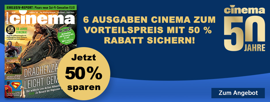 CINEMA - Spare 50 Prozent beim Halbjahres-Abo